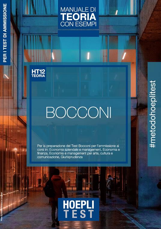 Hoepli Test. Bocconi. Manuale di teoria con esempi. Per i test di ammissione - copertina