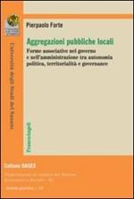 Aggregazioni pubbliche locali. Forme associative nel governo e nell'amministrazione tra autonomia politica, territorialità e governance