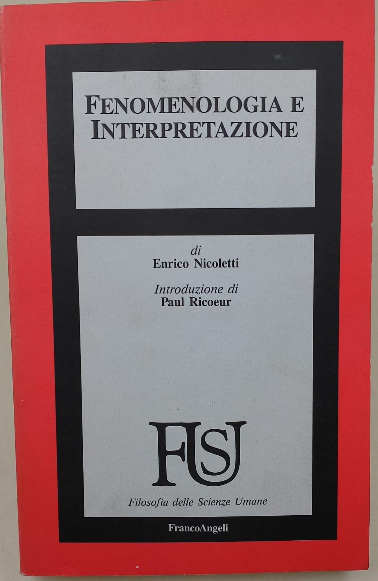 Fenomenologia e interpretazione