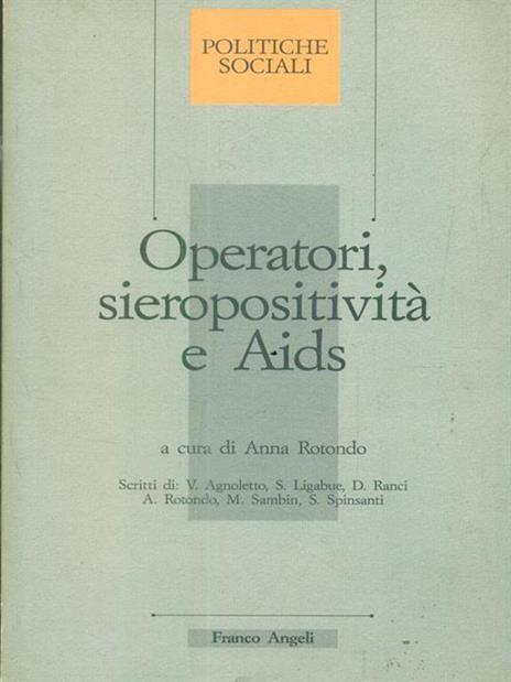 Operatori, sieropositività e AIDS - copertina