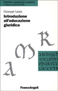 Introduzione all'educazione giuridica - Giuseppe Lanza - copertina