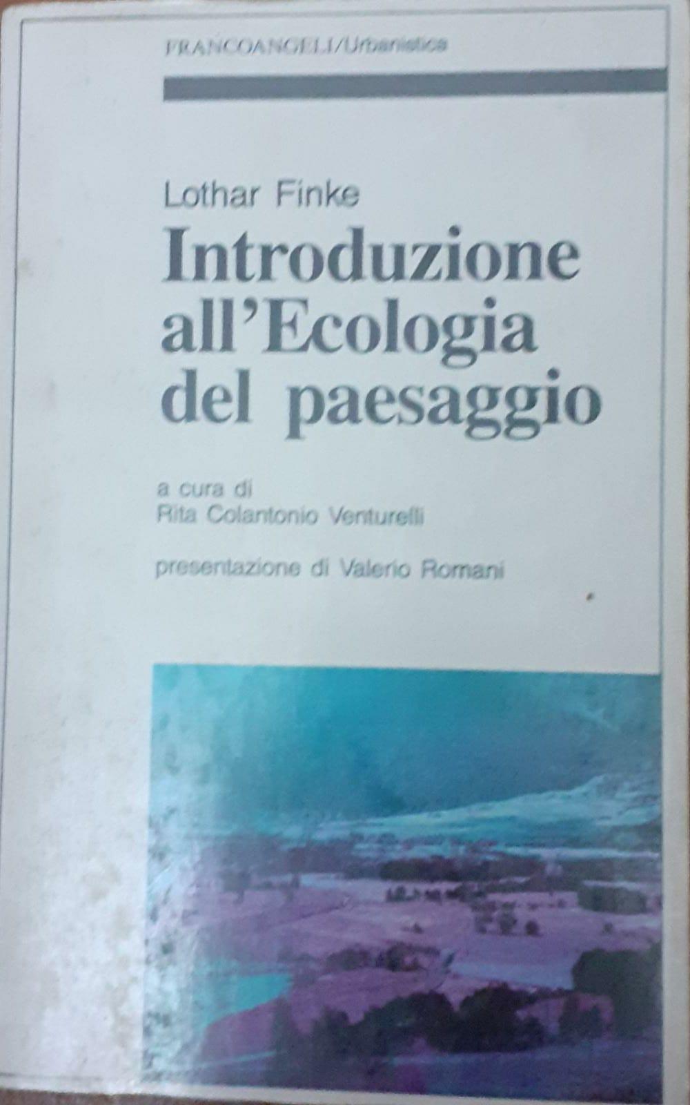 Introduzione all'ecologia del paesaggio