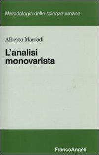 L' analisi monovariata - Alberto Marradi - copertina