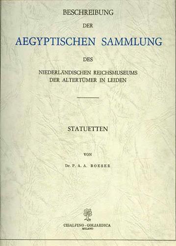 Beschreibung der Agyptischen Sammlung des Niederlandischen Reichsmuseums der Altertumer in Leiden (rist. anast. The Hague, 1905-1932). Vol. 12 - copertina