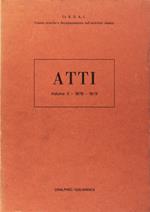 Atti del Centro Ricerche e Documentazione sull'Antichità Classica. Vol. 10: 1978 - 1979