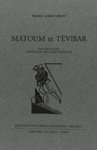 Matoum et Tévibar - Pierre Albert-Birot - copertina