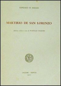 Martirio de San Lorenzo - Gonzalo de Berceo - copertina