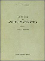 Lezioni di analisi matematica I