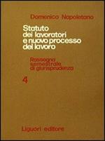 Statuto dei lavoratori e nuovo processo del lavoro. Rassegna di giurisprudenza. Vol. 4: 1973.