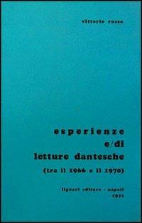 Esperienze di letture dantesche - Vittorio Russo - copertina