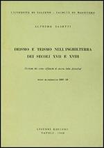 Deismo e teismo nell'Inghilterra dei secoli XVII e XVIII