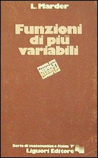 Funzioni di più variabili - L. Marder - copertina