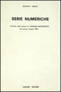 Serie numeriche - Donato Greco - copertina