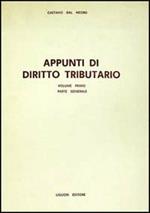 Appunti di diritto tributario. Parte generale