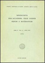 Rendiconto dell'Accademia delle scienze fisiche e matematiche. Serie IV. Vol. 50: Anno 1983.