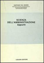 Scienza dell'amministrazione. Appunti