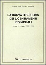 La nuova disciplina dei licenziamenti individuali. Legge 11 maggio 1990 n. 108