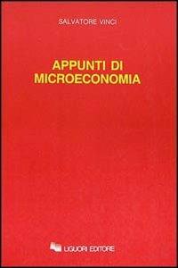  Appunti di microeconomia -  Salvatore Vinci - copertina