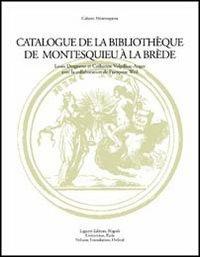 Catalogue de la Bibliothéque de Montesquieu à la Brède - copertina
