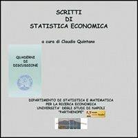 Scritti di statistica economica. CD-ROM. Vol. 7 - copertina