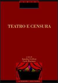 Teatro e censura - copertina
