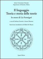 Il linguaggio. Teoria e storia delle teorie. In onore di Lia Formigari