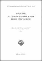 Rendiconto dell'Accademia delle scienze fisiche e matematiche. Serie IV. Vol. 73: 2006.