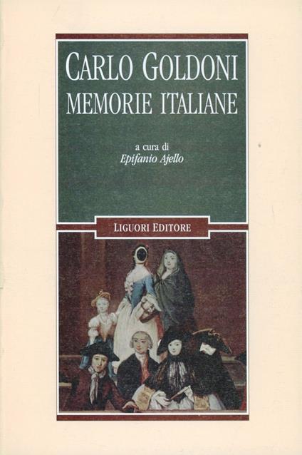 Memorie italiane - Carlo Goldoni - copertina