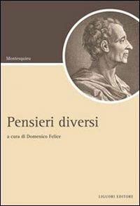 Pensieri diversi - Charles L. de Montesquieu - copertina