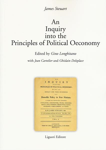 Inquiry into the principles of political oeconomy (An) - James Steuart - copertina