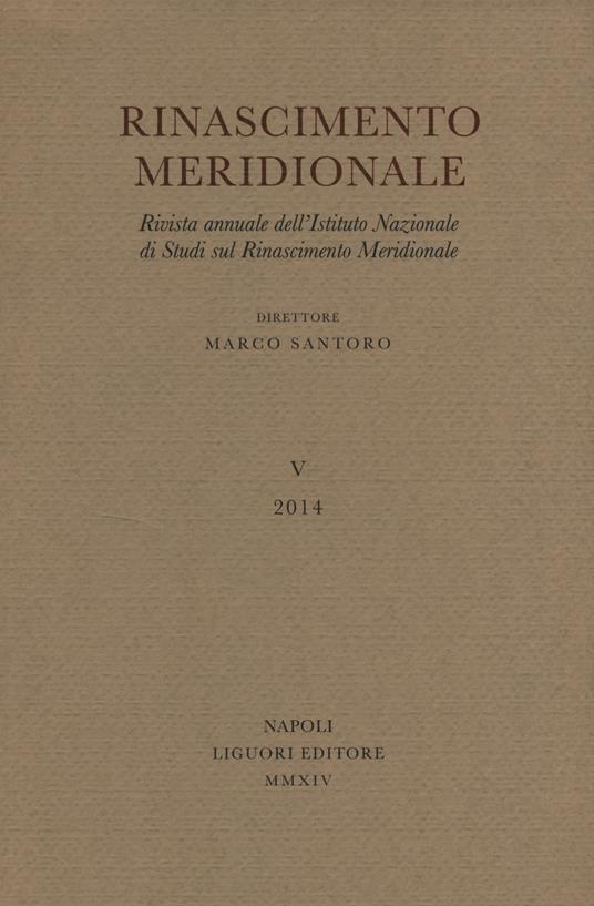 Rinascimento meridionale. Vol. 5 - copertina