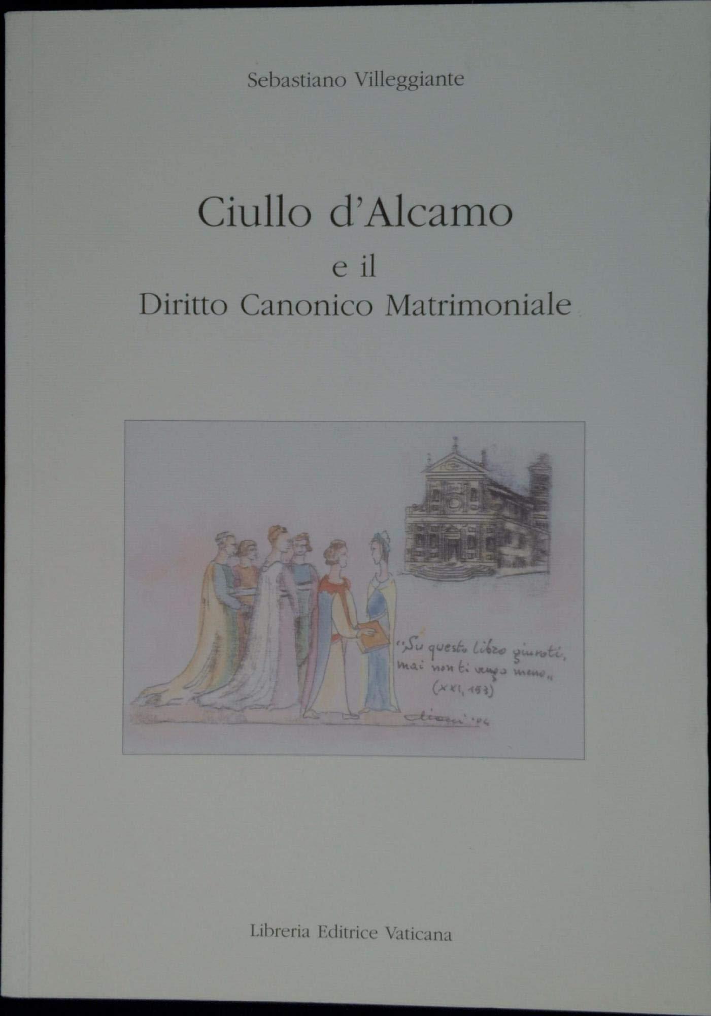 Ciullo d'Alcamo e il diritto canonico matrimoniale