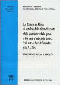 La chiesa in Africa al servizio della riconciliazione e della pace - copertina