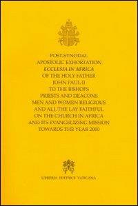 Post Synodal Apostolic Exhortation Ecclesia in Africa... - Giovanni Paolo II - copertina