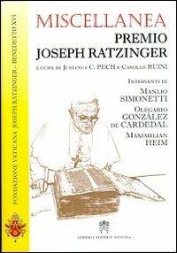 Miscellanea Premio Joseph Ratzinger - copertina