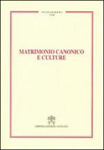 Matrimonio canonico e culture