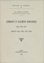 Aneddoti in dialetto romanesco del sec. XIV, tratti dal codice vaticano 7654