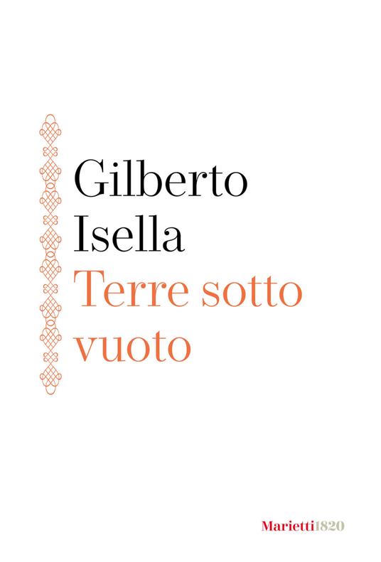 Terre sotto vuoto - Gilberto Isella - copertina