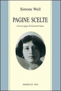 Pagine scelte - Simone Weil - copertina