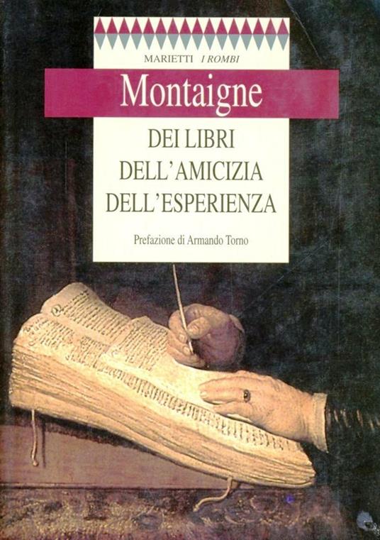 Dei libri, dell'amicizia, dell'esperienza - Michel de Montaigne - copertina