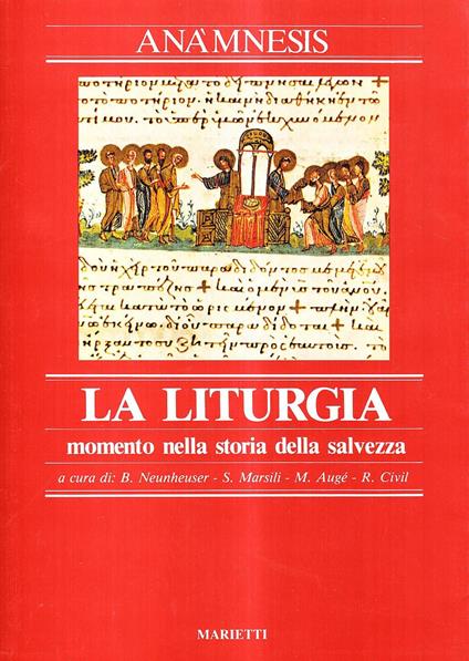 Anàmnesis. Vol. 1: La liturgia, momento nella storia della salvezza - copertina