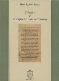 Estetica e interpretazione letteraria - Hans R. Jauss - copertina