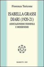 Isabella Grassi. Diari (1920-21). Associazionismo femminile e modernismo
