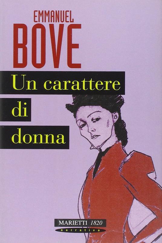 Un carattere di donna - Emmanuel Bove - copertina
