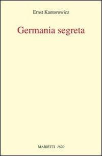 Germania segreta - Ernst H. Kantorowicz - copertina