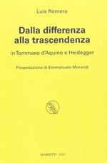 Dalla differenza alla trascendenza in Tommaso d'Aquino e Heidegger