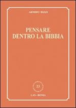 Pensare dentro la Bibbia