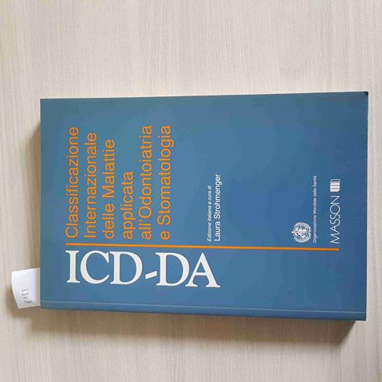 ICD-DA. Classificazione internazionale delle malattie applicata all'odontoiatria e stomatologia - copertina