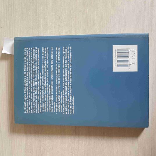 ICD-DA. Classificazione internazionale delle malattie applicata all'odontoiatria e stomatologia - 3