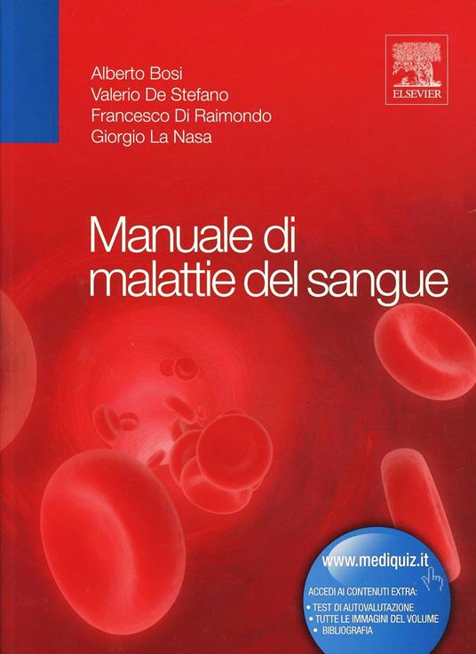 Manuale di malattie del sangue - copertina